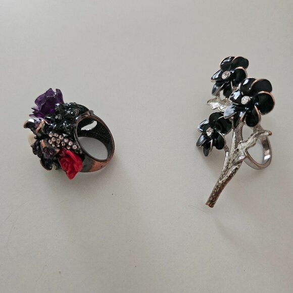 Two Flower Rings - Picture 3 of 3